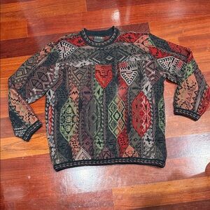 COOGI Vintage Australia 100% Mercerised Cotton Crewneck Sweater Size L